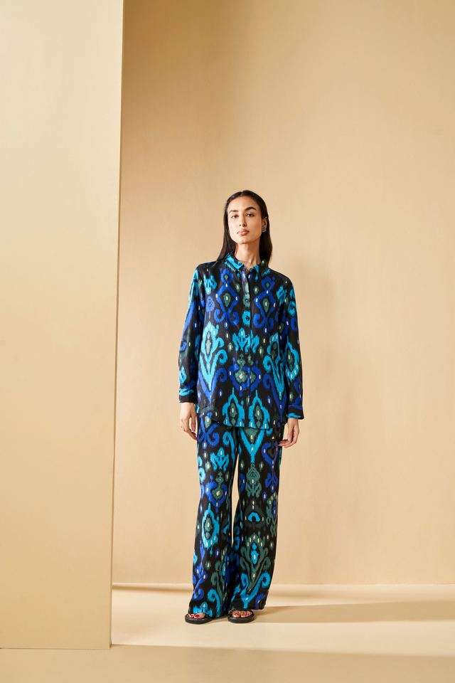 Abstract-Viscose-Relaxed-Fit-Women-Co-Ord-Set