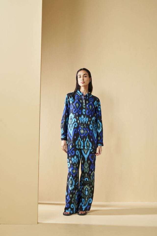 Abstract-Viscose-Relaxed-Fit-Women-Co-Ord-Set