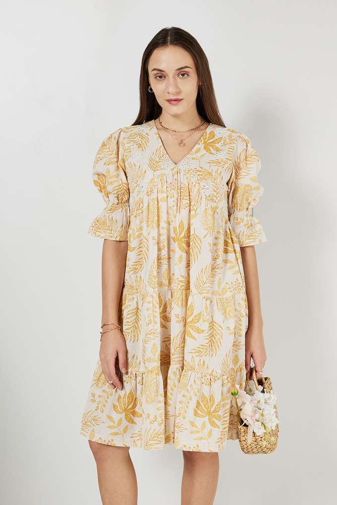 Printed-V-Neck-Cotton-Women-s-Ethnic-Dress