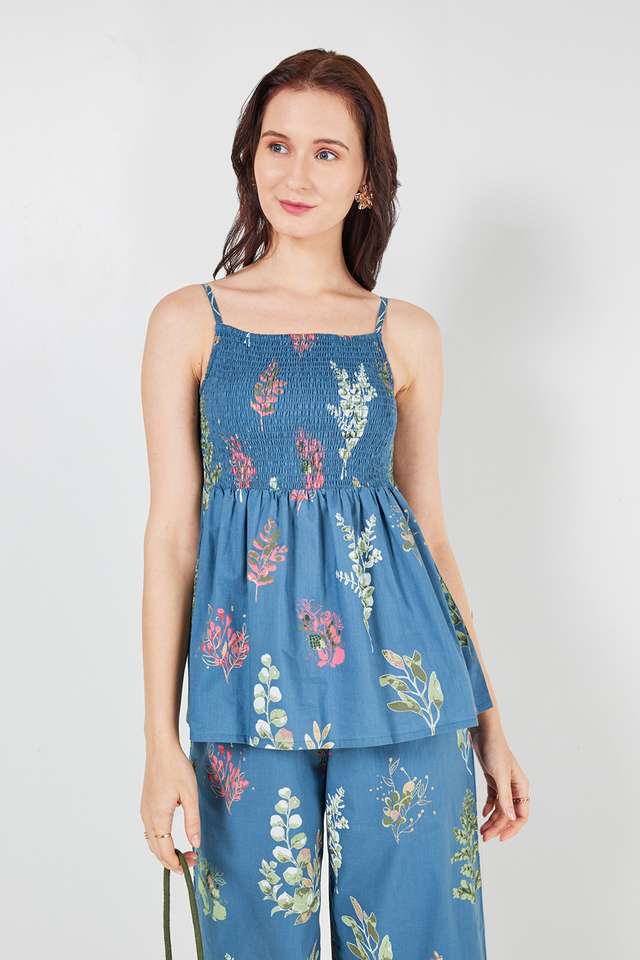 Printed-Cotton-Round-Neck-Women-s-Tunic