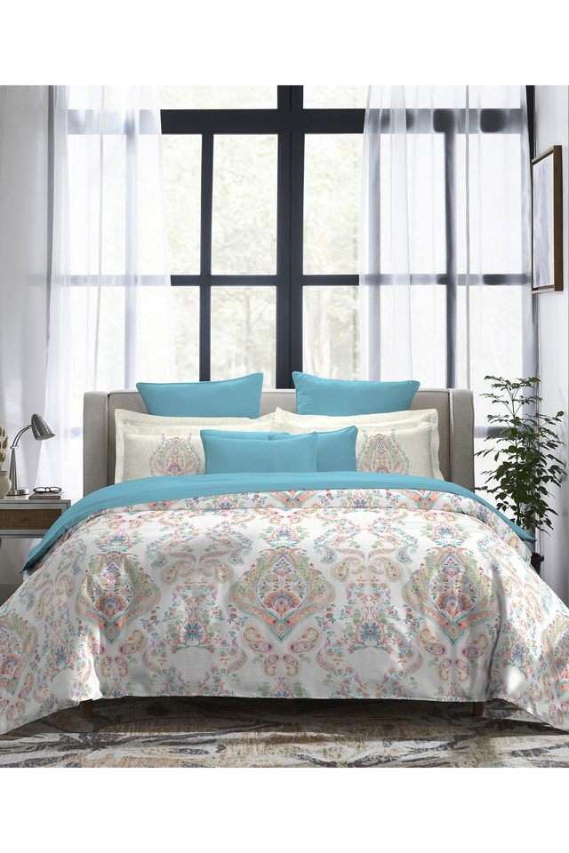Indulgence-Painterly-Patterns-300-TC-Cotton-1-Bedsheet-with-4-Pillow-Covers
