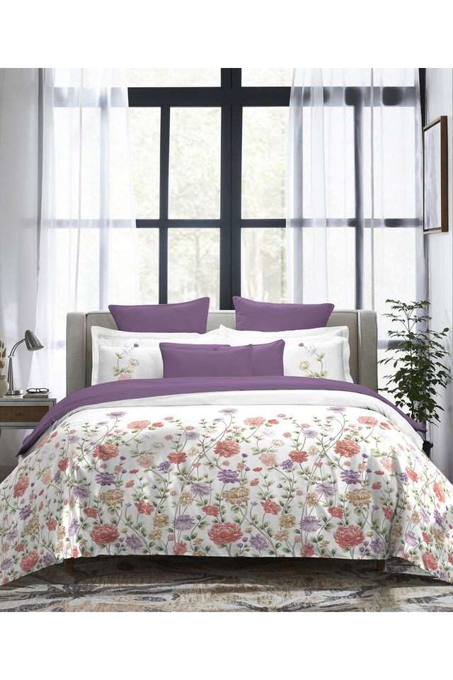 Indulgence-Painterly-Patterns-300-TC-Cotton-1-Bedsheet-with-4-Pillow-Covers