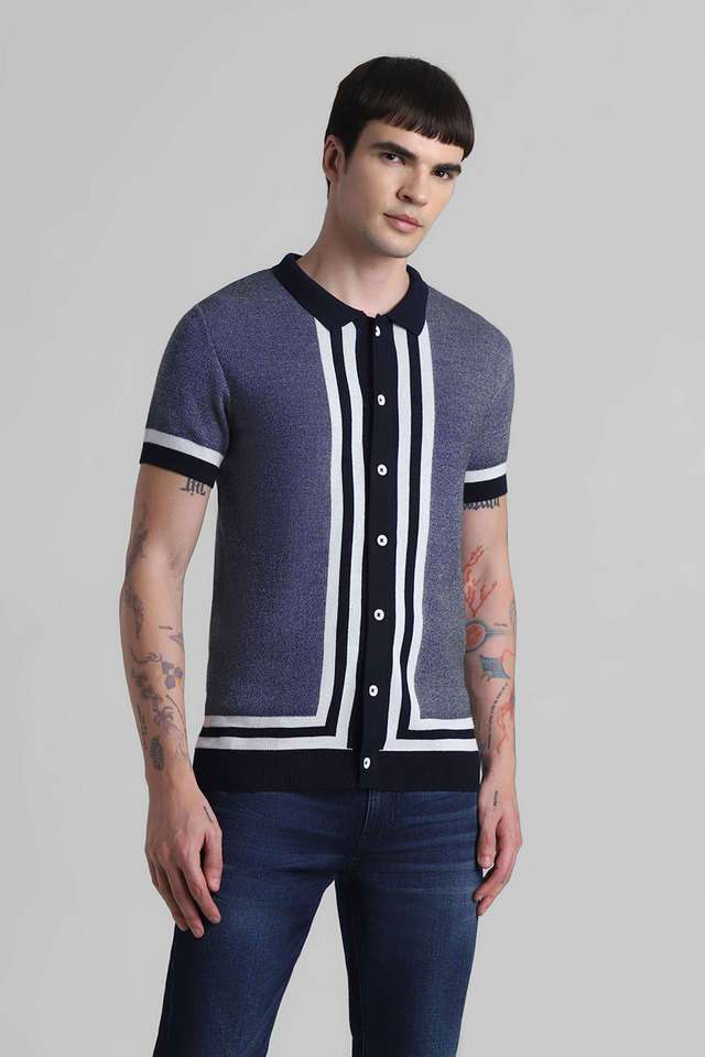 Stripes-Cotton-Polo-Men-s-T-Shirt