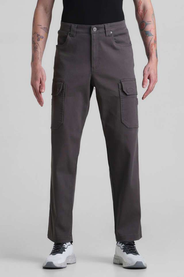 Solid-Cotton-Regular-Fit-Men-s-Casual-Wear-Trousers