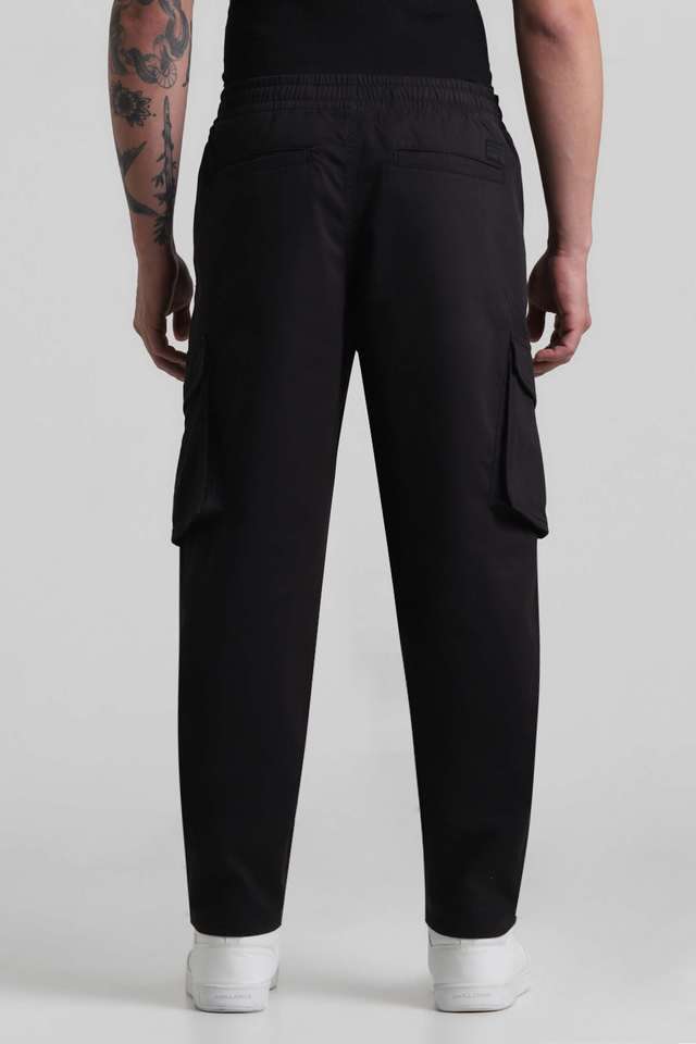 Solid-Cotton-Regular-Fit-Men-s-Casual-Trousers