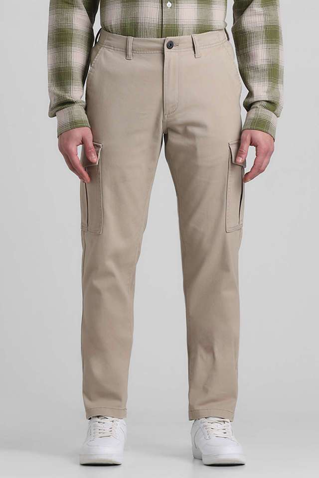 Solid-Cotton-Regular-Fit-Men-s-Trousers