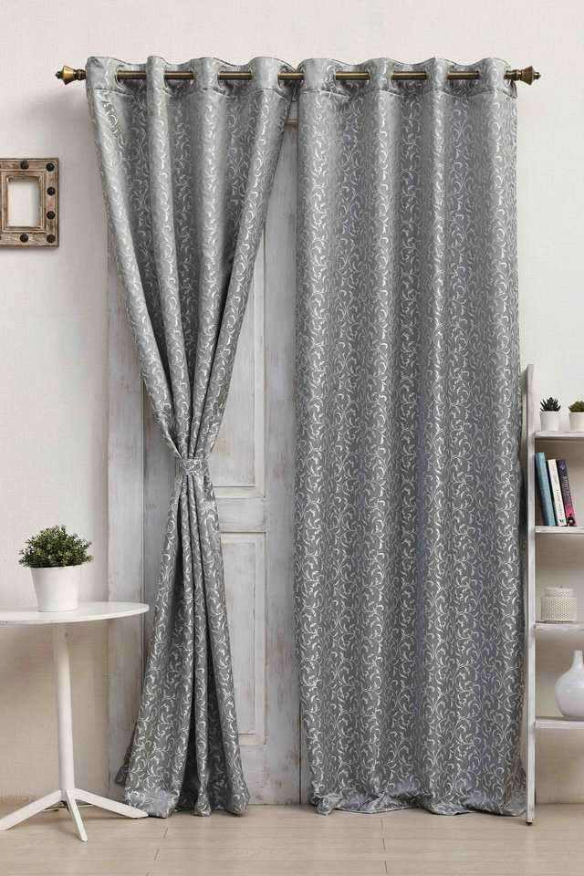 Kashmere-Floral-Polyester-Eyelet-Door-Curtain