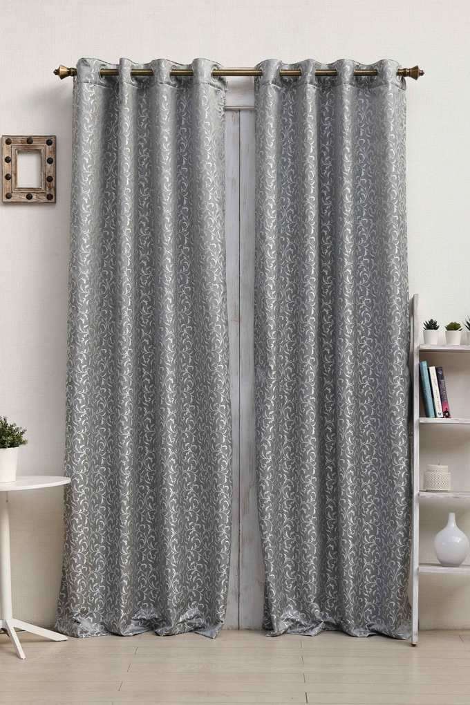 Kashmere-Floral-Polyester-Eyelet-Door-Curtain