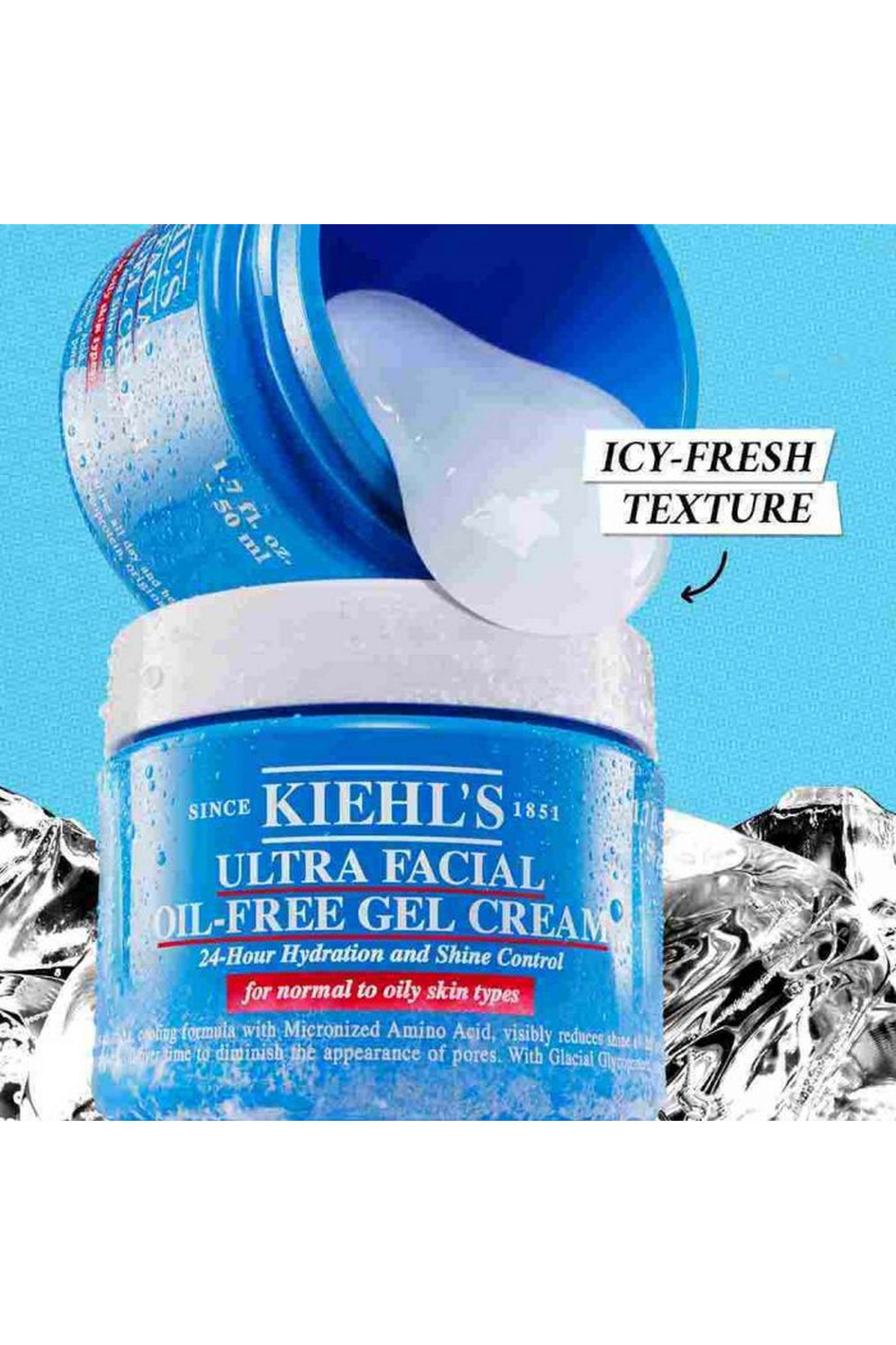 Buy Kiehl's nocolor Ultra Facial Oil - Free Gel Cream - 125 ml