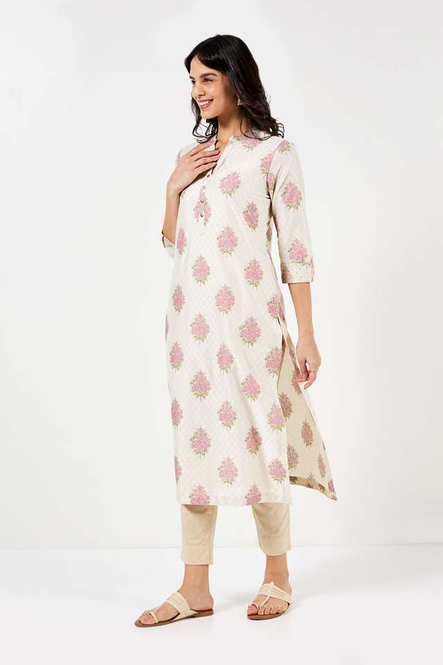 Printed-Polyester-Collared-Women-s-Festive-Wear-Straight-Kurta