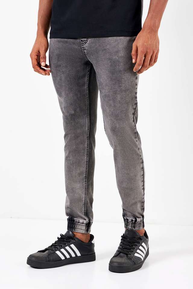 Solid-Blended-Slim-Fit-Men-s-Joggers