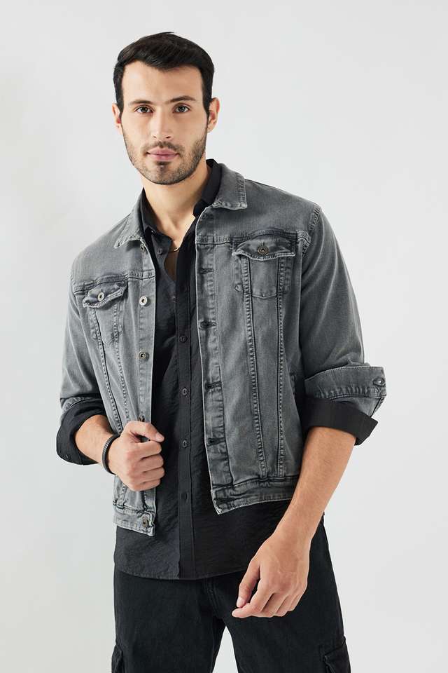 Solid-Blended-Slim-Fit-Men-s-Casual-Jacket