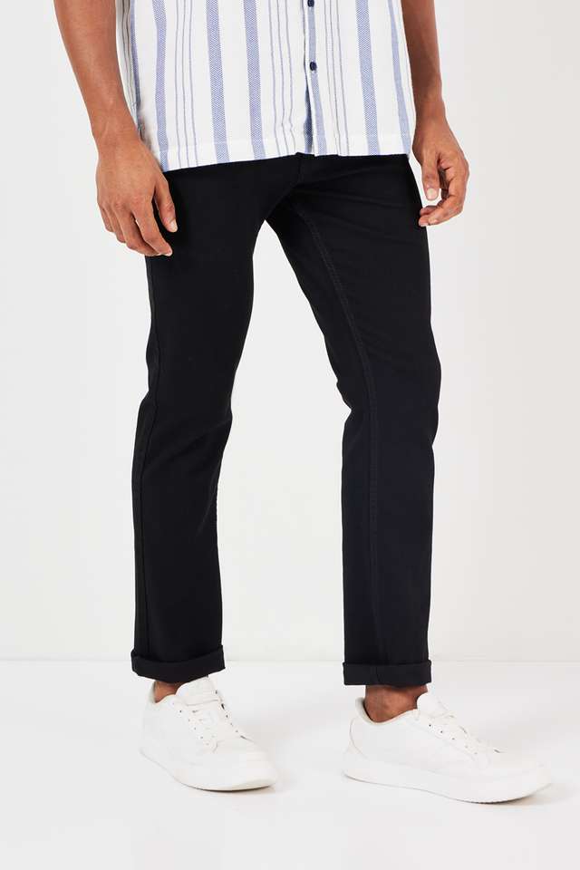 Solid-Blended-Slim-Fit-Men-s-Jeans