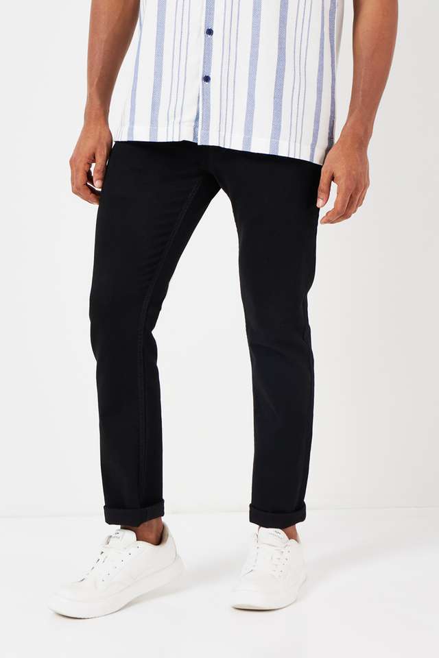 Solid-Blended-Slim-Fit-Men-s-Jeans