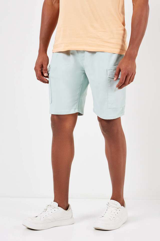 Solid-Blended-Slim-Fit-Men-s-Shorts