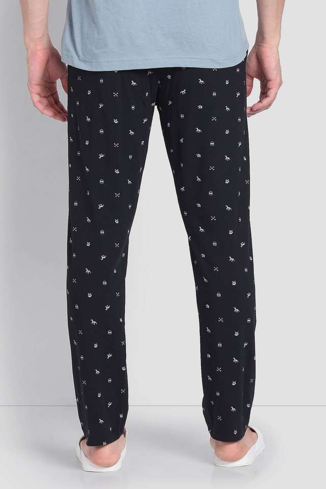 Solid-Cotton-Blend-Regular-Fit-Men-s-Track-Pants