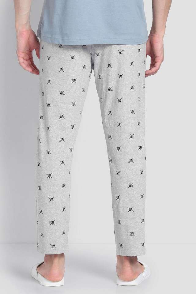 Solid-Cotton-Blend-Regular-Fit-Men-s-Track-Pants