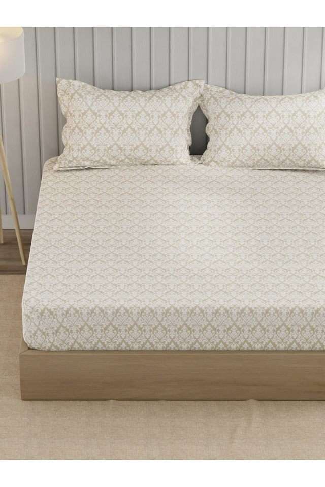 Super-Fine-100--Egyptian-Satin-Cotton-King-Bedsheet-With-2-Pillow-Covers--3pc-set-(marina-bay)