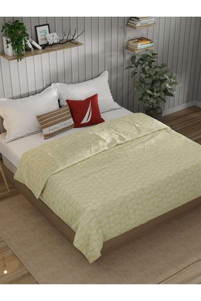 Super-Fine-100--Egyptian-Satin-Cotton-Blanket-With-Pure-Cotton-Flannel-Filling--1pc-Double-size-(marina-bay)