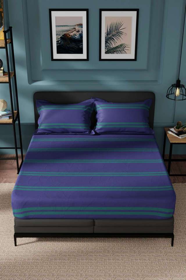 Northsail-Super-Soft-100--Cotton-King-Bedsheet-And-2-Pillow-Covers-3-PC-Set