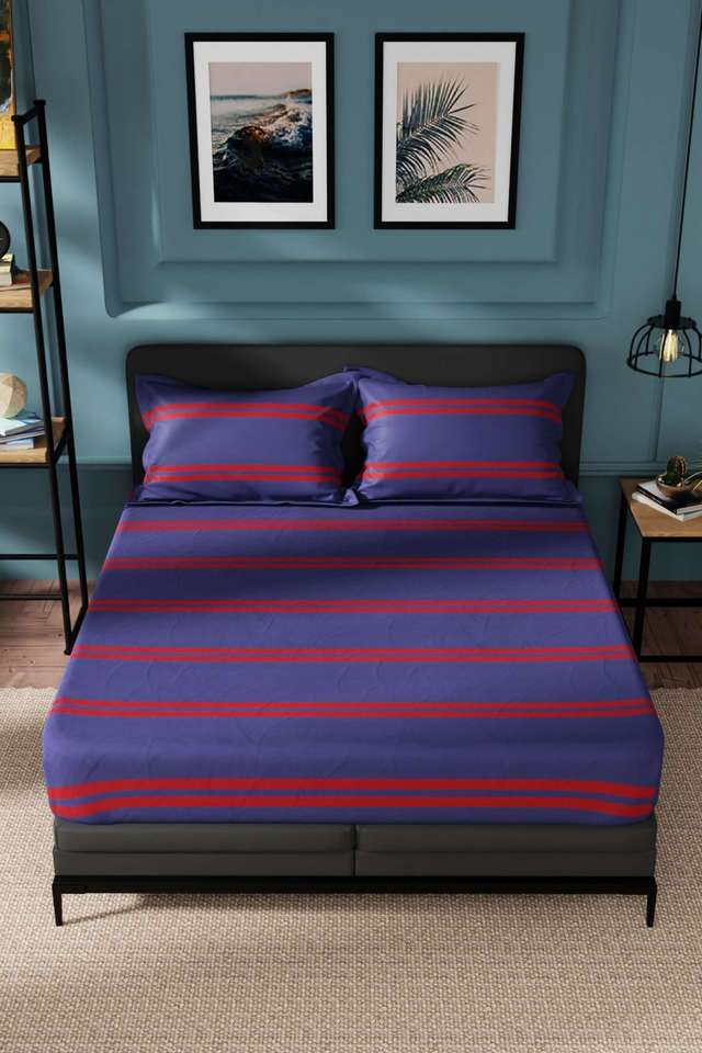 Northsail-Super-Soft-100--Cotton-King-Bedsheet-And-2-Pillow-Covers-3-PC-Set