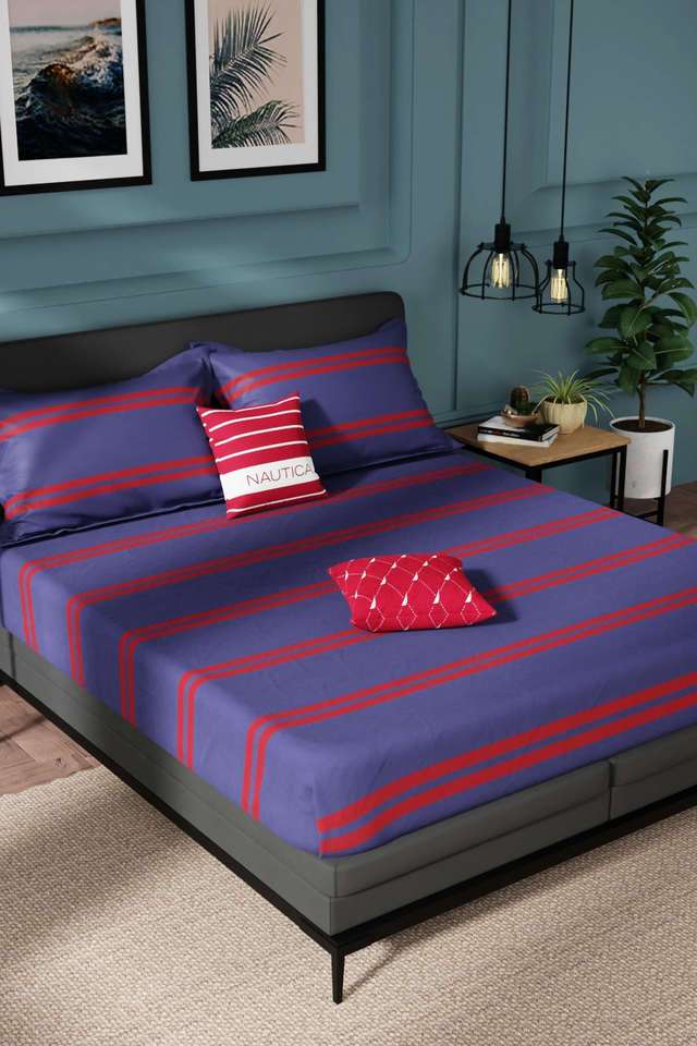 Northsail-Super-Soft-100--Cotton-King-Bedsheet-And-2-Pillow-Covers-3-PC-Set