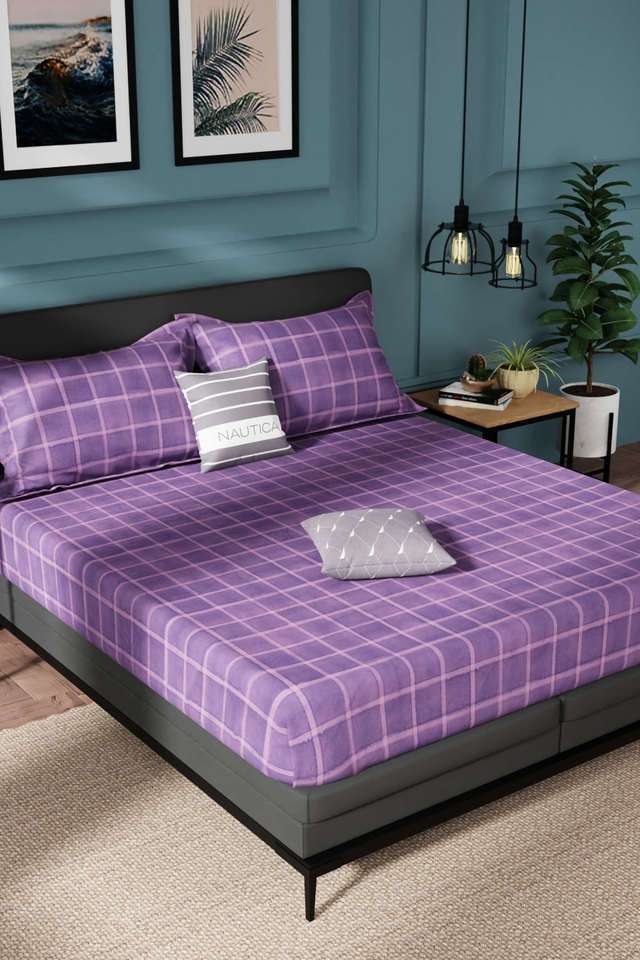 Northsail-Super-Soft-100--Cotton-King-Bedsheet-And-2-Pillow-Covers-3-PC-Set