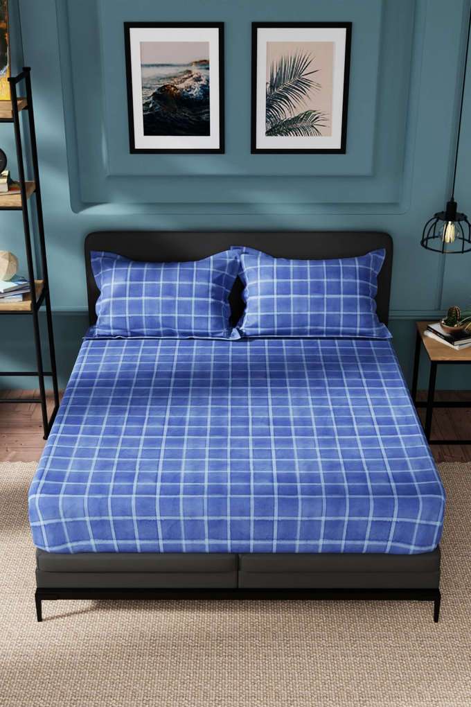 Northsail-Super-Soft-100--Cotton-King-Bedsheet-And-2-Pillow-Covers-3-PC-Set
