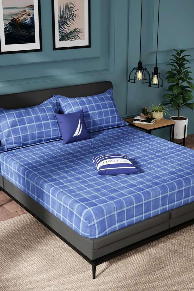 Northsail-Super-Soft-100--Cotton-King-Bedsheet-And-2-Pillow-Covers-3-PC-Set