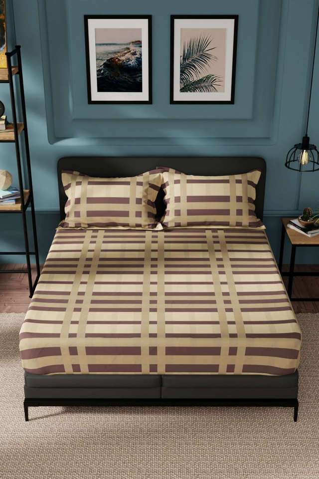 Northsail-Super-Soft-100--Cotton-King-Bedsheet-And-2-Pillow-Covers-3-PC-Set