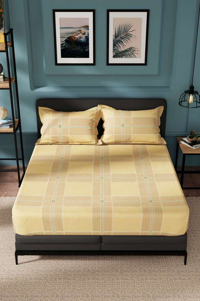 Northsail-Super-Soft-100--Cotton-King-Bedsheet-And-2-Pillow-Covers-3-PC-Set