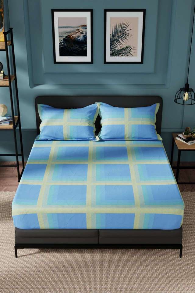 Northsail-Super-Soft-100--Cotton-King-Bedsheet-And-2-Pillow-Covers-3-PC-Set