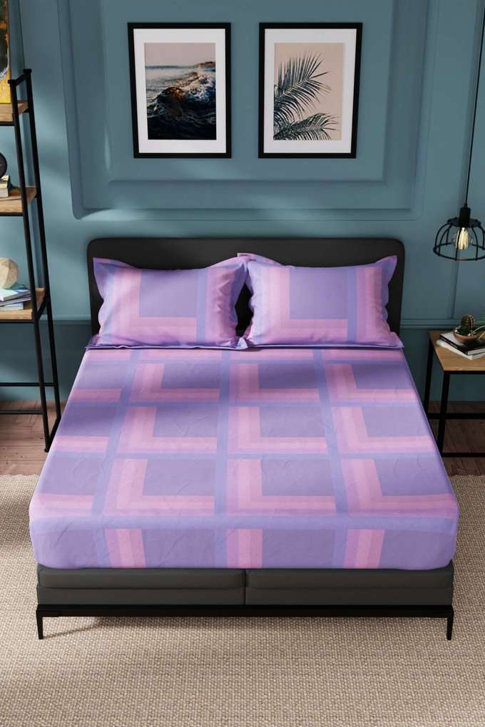 Northsail-Super-Soft-100--Cotton-King-Bedsheet-And-2-Pillow-Covers-3-PC-Set