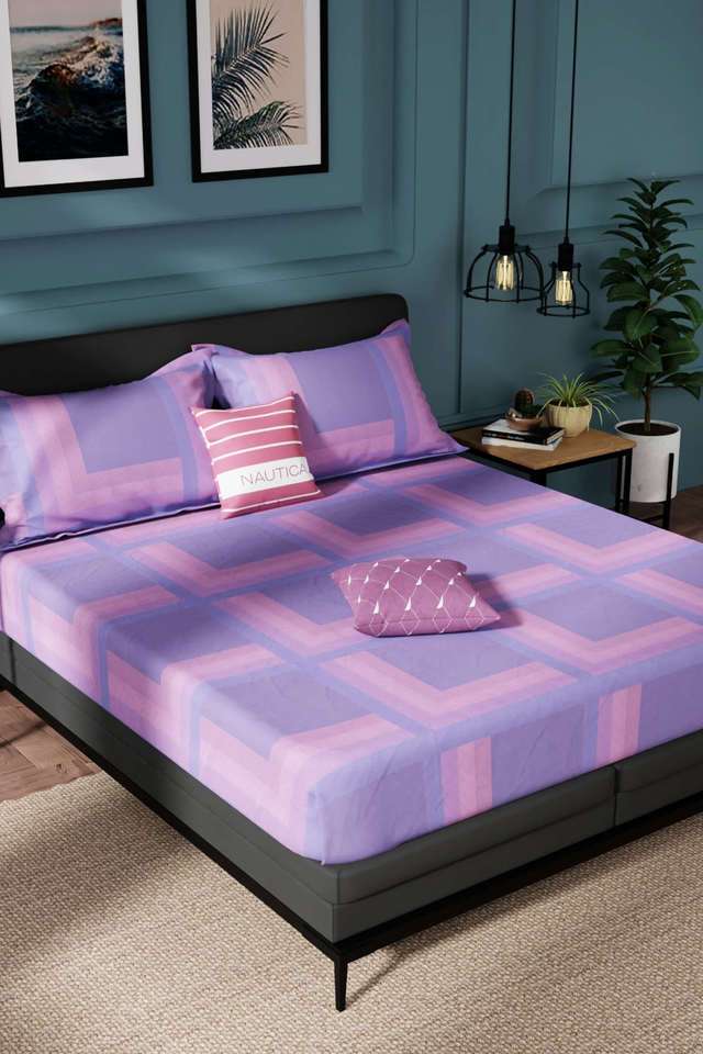 Northsail-Super-Soft-100--Cotton-King-Bedsheet-And-2-Pillow-Covers-3-PC-Set