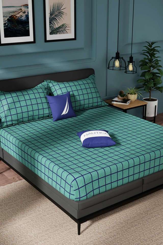 Northsail-Super-Soft-100--Cotton-King-Bedsheet-And-2-Pillow-Covers-3-PC-Set