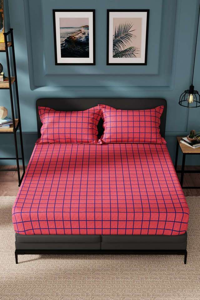 Northsail-Super-Soft-100--Cotton-King-Bedsheet-And-2-Pillow-Covers-3-PC-Set