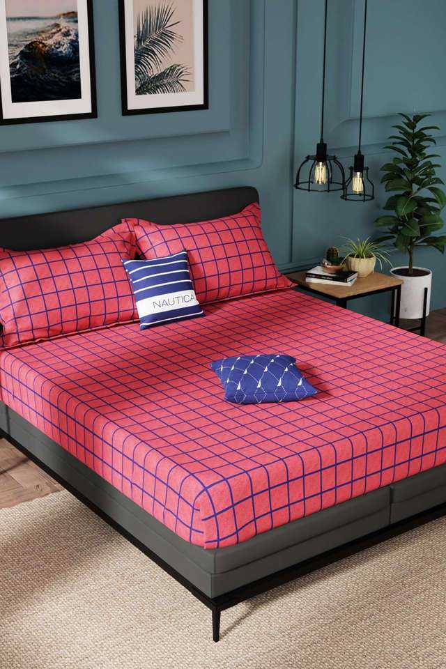 Northsail-Super-Soft-100--Cotton-King-Bedsheet-And-2-Pillow-Covers-3-PC-Set