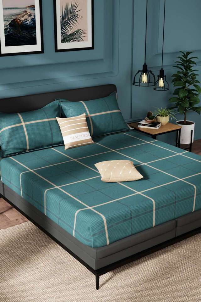 Northsail-Super-Soft-100--Cotton-King-Bedsheet-And-2-Pillow-Covers-3-PC-Set