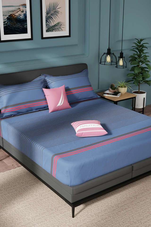 Northsail-Super-Soft-100--Cotton-King-Bedsheet-And-2-Pillow-Covers-3-PC-Set