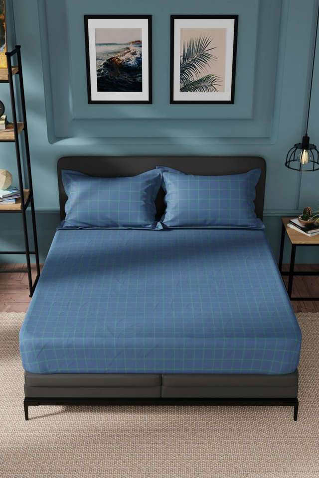 Northsail-Super-Soft-100--Cotton-King-Bedsheet-And-2-Pillow-Covers-3-PC-Set