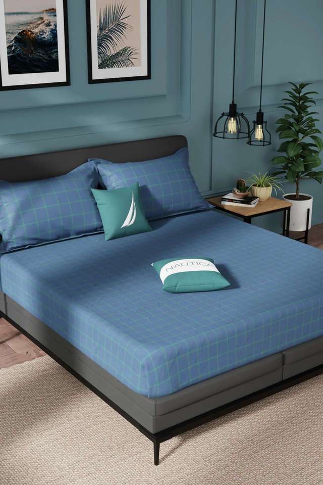 Northsail-Super-Soft-100--Cotton-King-Bedsheet-And-2-Pillow-Covers-3-PC-Set
