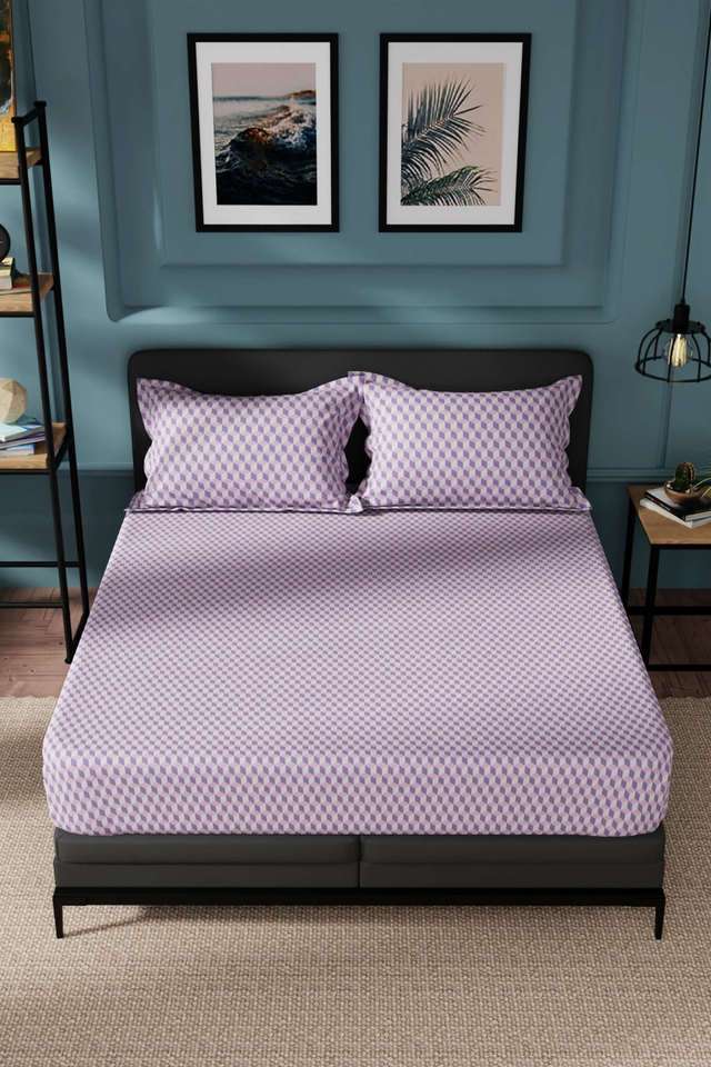 Northsail-Super-Soft-100--Cotton-King-Bedsheet-And-2-Pillow-Covers-3-PC-Set