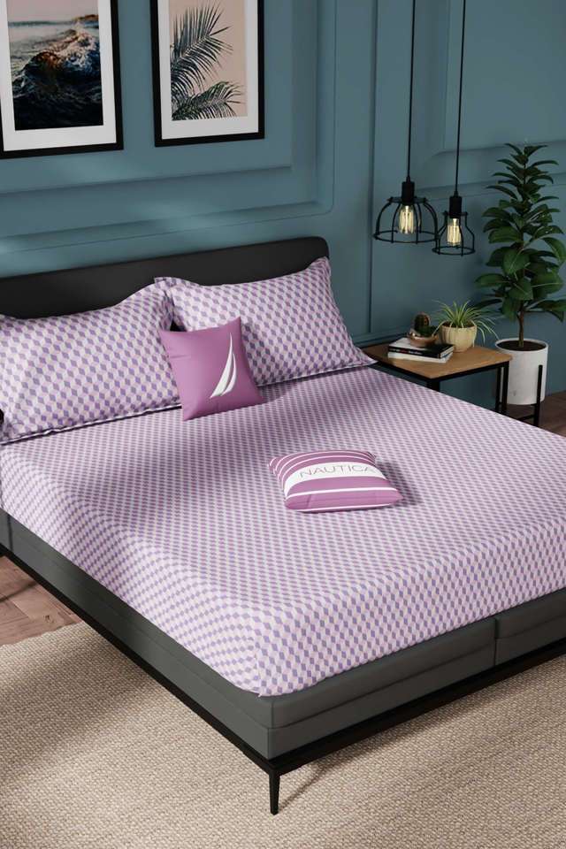 Northsail-Super-Soft-100--Cotton-King-Bedsheet-And-2-Pillow-Covers-3-PC-Set