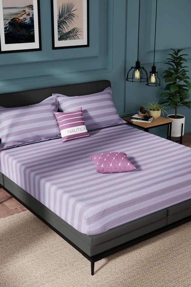 Northsail-Super-Soft-100--Cotton-King-Bedsheet-And-2-Pillow-Covers-3-PC-Set