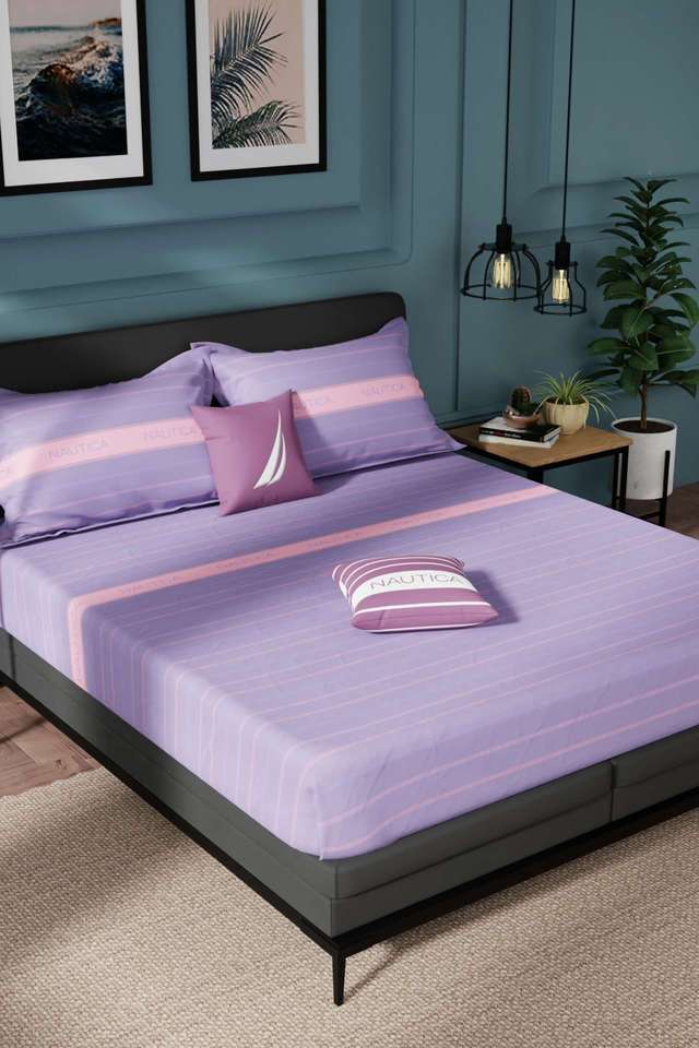 Northsail-Super-Soft-100--Cotton-King-Bedsheet-And-2-Pillow-Covers-3-PC-Set