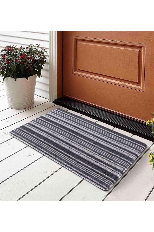 Anti-Skid-Polyester-Outdoor-Mat -60-x-40-cm -Grey-&-D.Grey