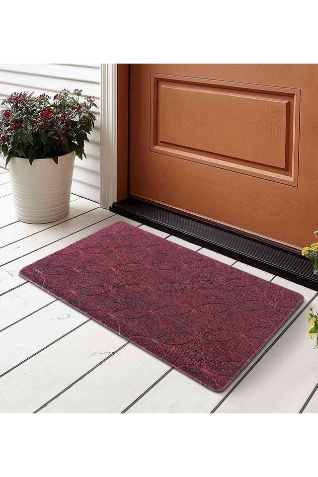 Anti-Skid-Polyester-Outdoor-Mat -60-x-40-cm -Rust