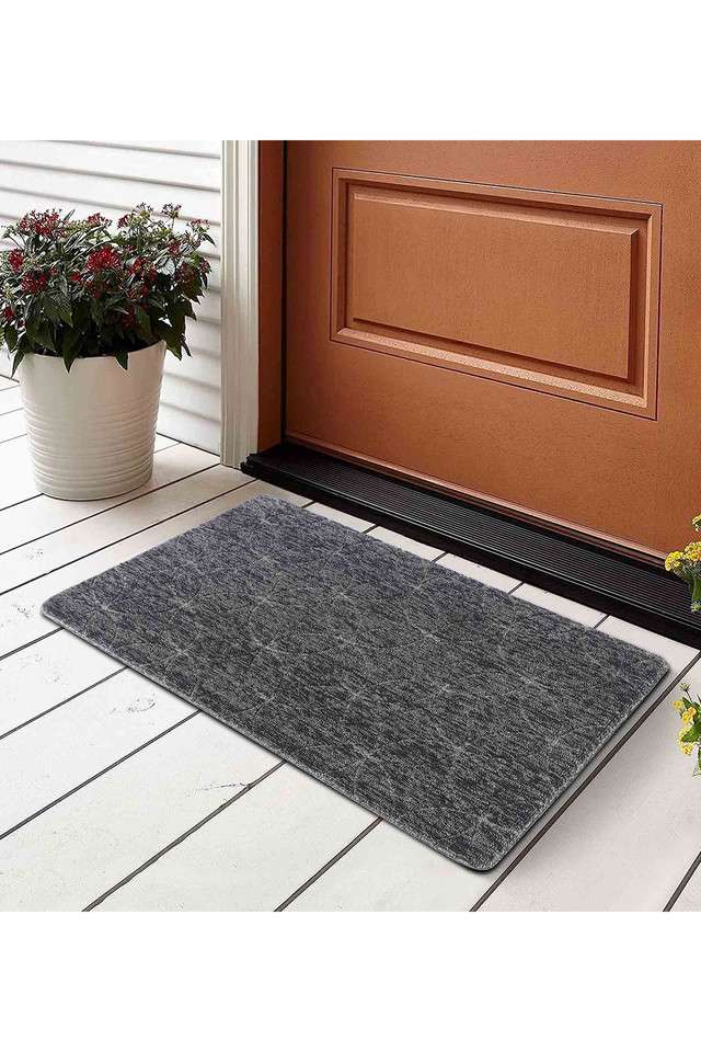 Anti-Skid-Polyester-Outdoor-Mat -60-x-40-cm -Grey