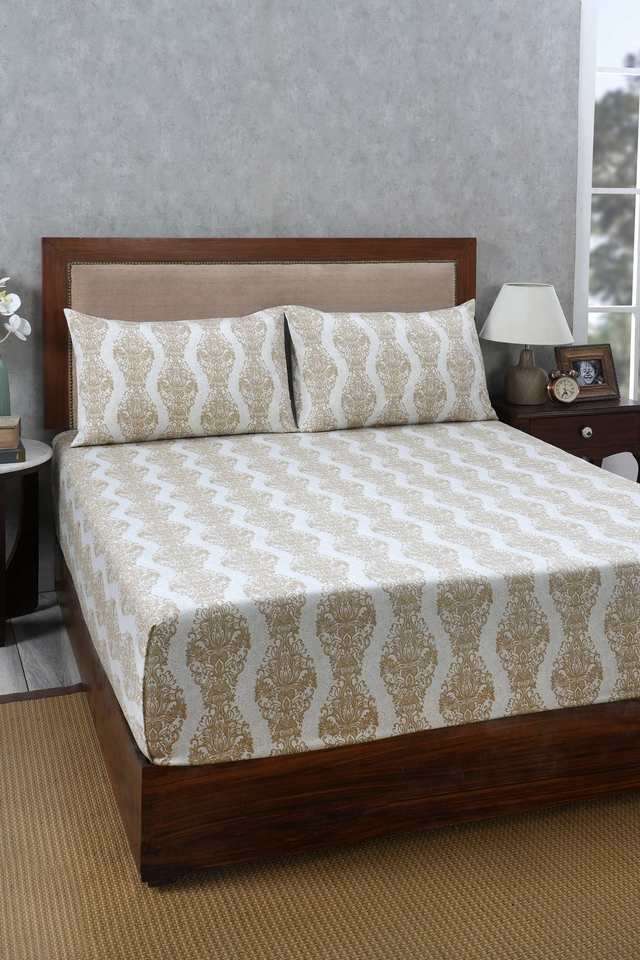 PBS-Renaissance-Bellisimo-Gold-King-Bed-Sheet-with-Pillow-Case