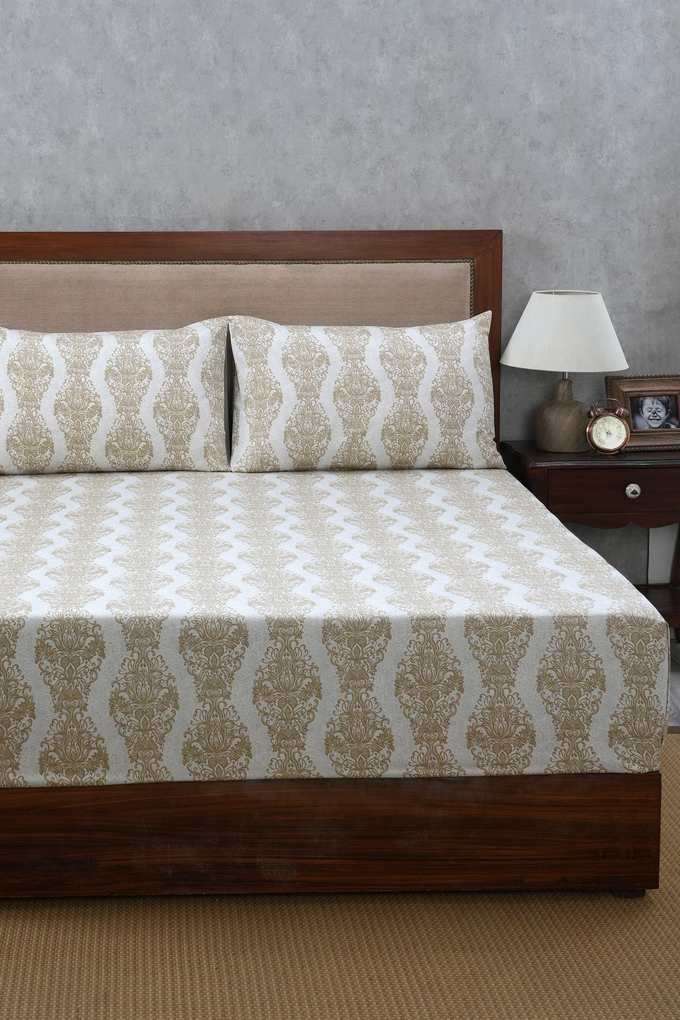 PBS-Renaissance-Bellisimo-Gold-King-Bed-Sheet-with-Pillow-Case